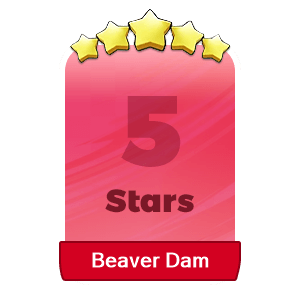 MMOJUGG Monopoly Go Beaver Dam 5 Stars-S20-5 Details View of Item Function and Use